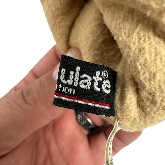 Women's Brown 100% Nylon Thinsulate Gloves Size L/XL - Picture 5 of 7